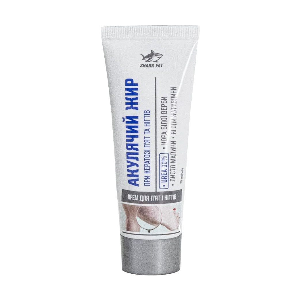 Крем для п'яток та нігтів Golden Pharm Shark Fat, 75 мл